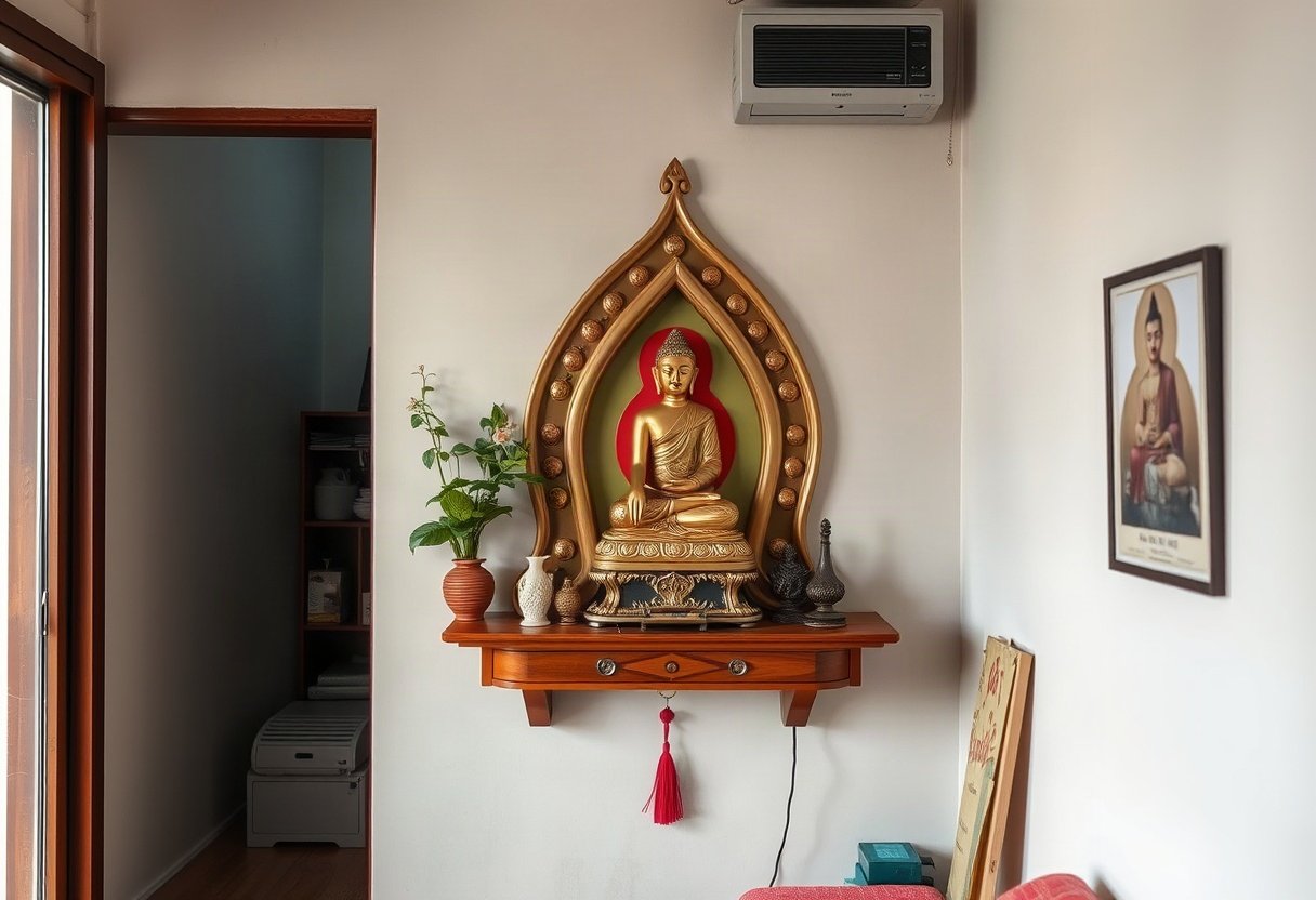 Bàn thờ Phật treo tường