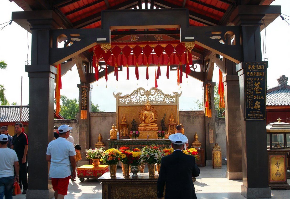 Bàn thờ với vị trí đặt lý tưởng