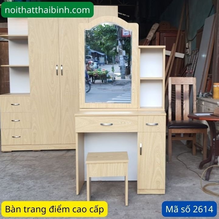 Nơi bán bàn trang điểm 0m8 Bàn trang điểm 0m8 MS 2614 - bề mặt hoàn thiện