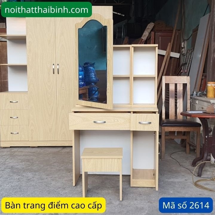 Bàn trang điểm 0m8 Bàn trang điểm 0m8 MS 2614 - mẫu thực tế tại xưởng