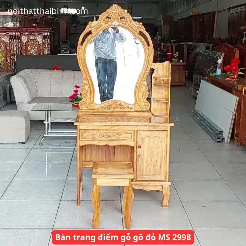 Bàn Trang Điểm Gỗ Tự Nhiên Hiện Đại