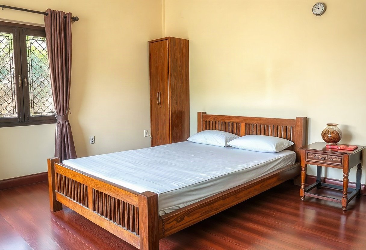 Bảo quản giường ngủ gỗ công nghiệp