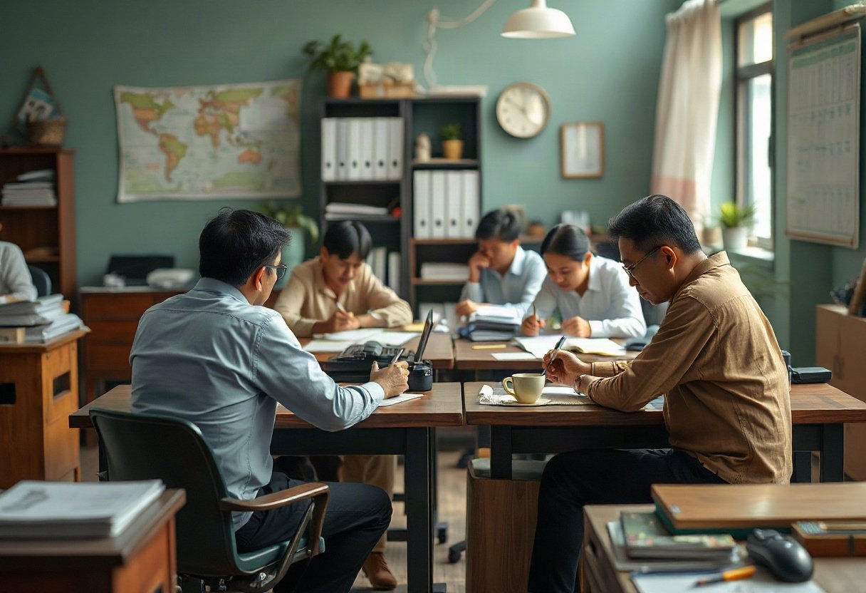 Cách chọn hướng đặt bàn giám đốc