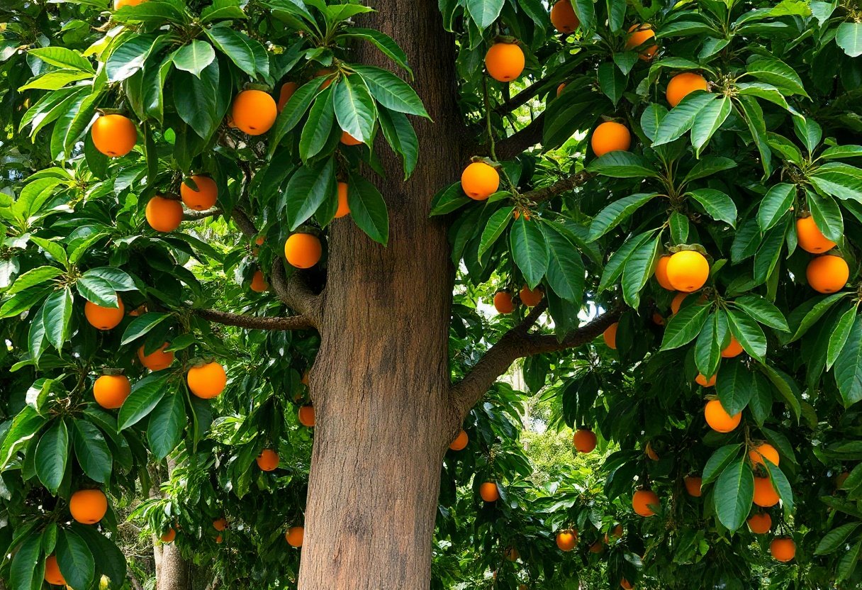 Cây gỗ thị trong rừng nhiệt đới