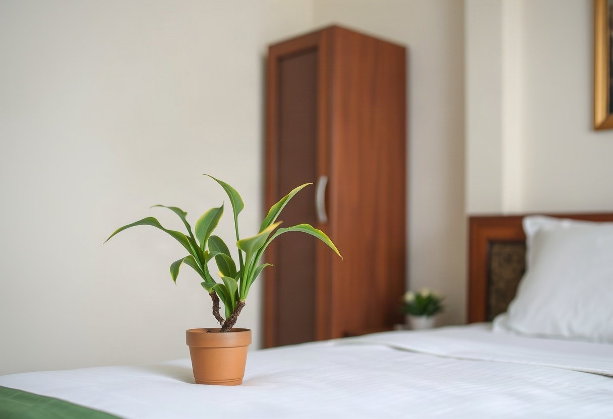 Cây xanh trong phòng ngủ