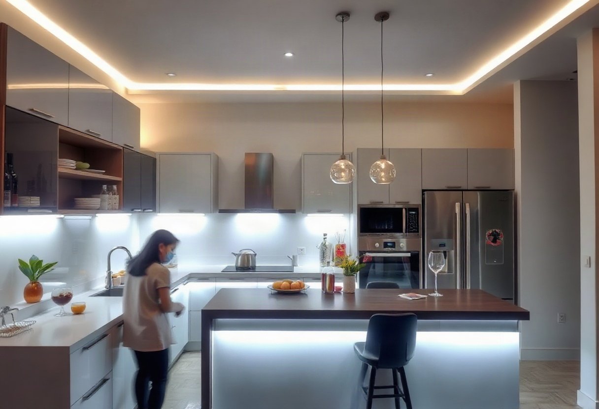 Chọn đèn cho nhà bếp