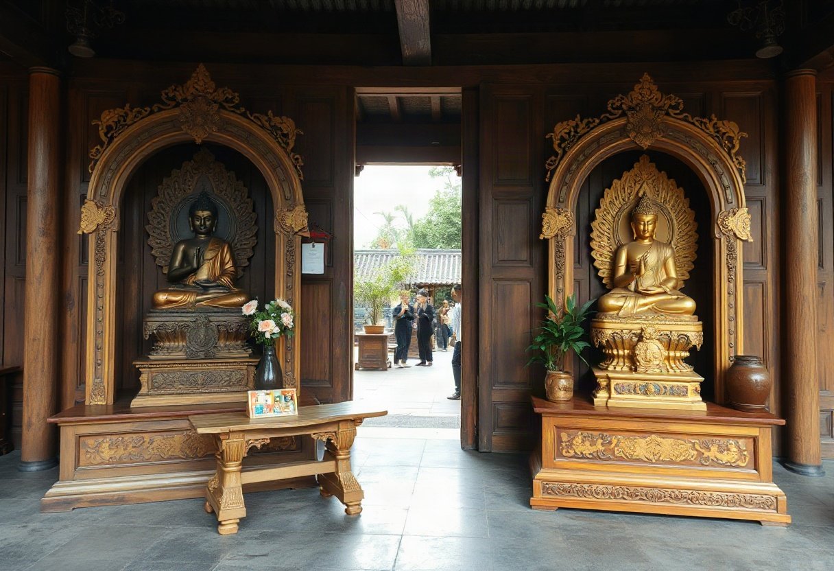 Chọn sai chất liệu cho bàn thờ Phật