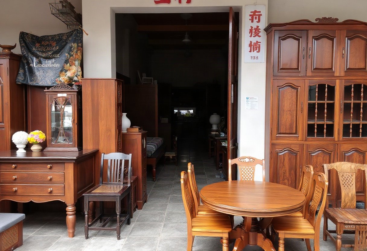 Cửa hàng nội thất gỗ gần đây tại TPHCM