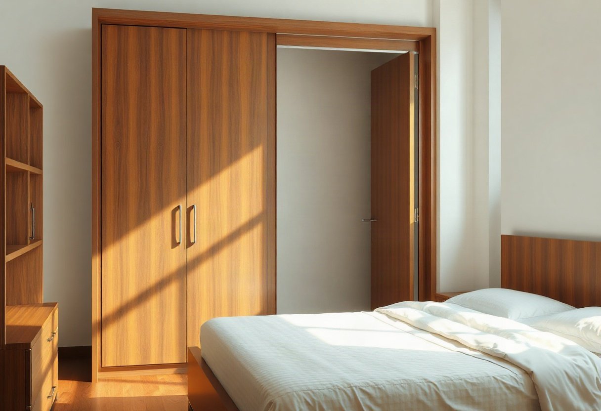 Cửa sổ không bị chắn bởi tủ quần áo