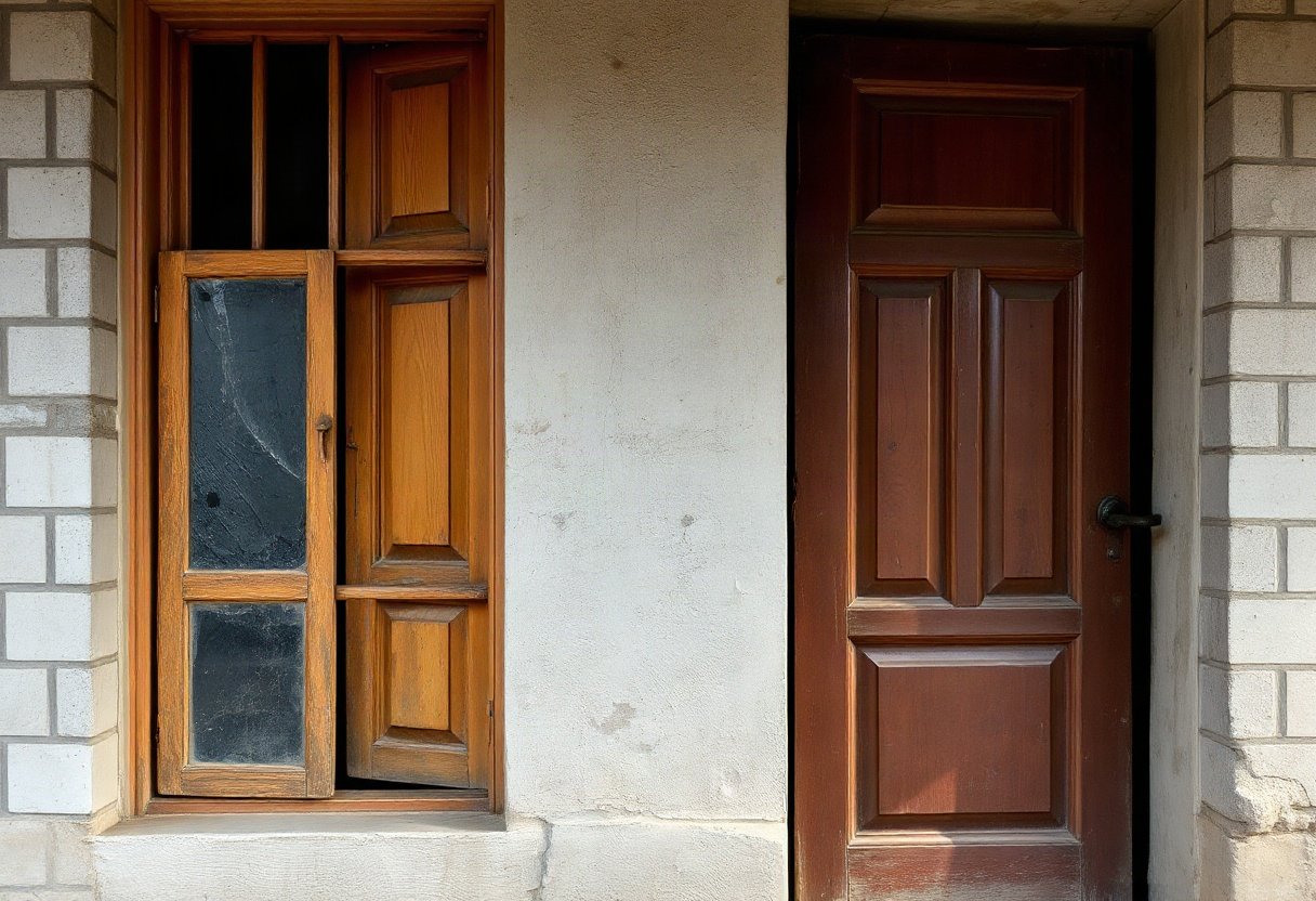 Cửa sổ và cửa ra vào không hoạt động tốt