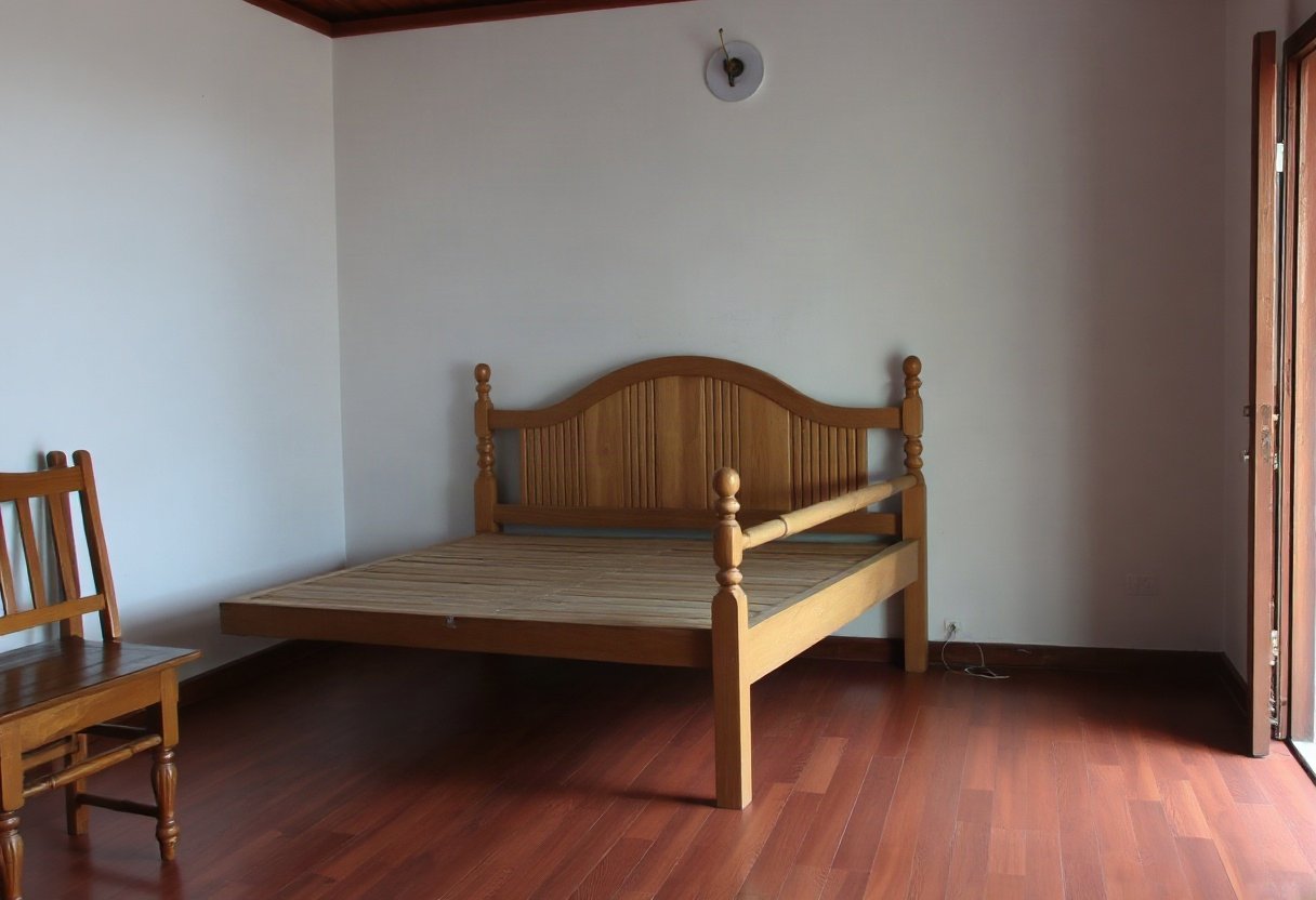 Di chuyển giường gỗ an toàn