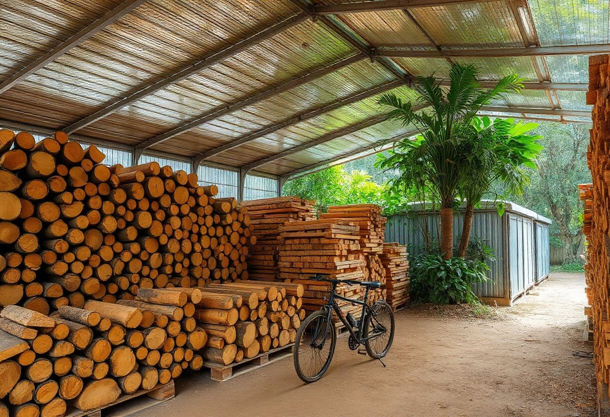 Điều kiện lưu trữ gỗ vàng tâm