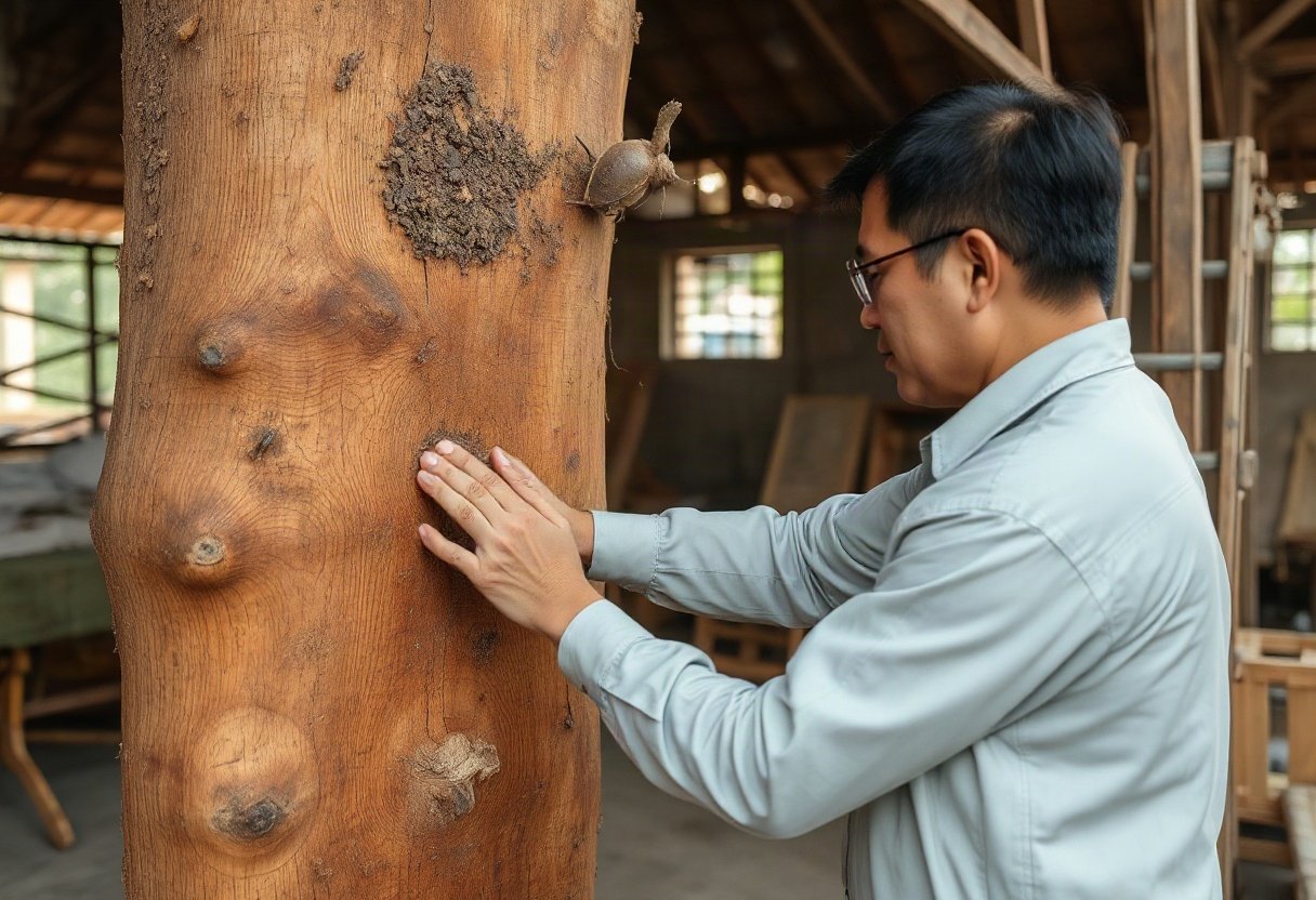 Độ bền của gỗ vàng tâm