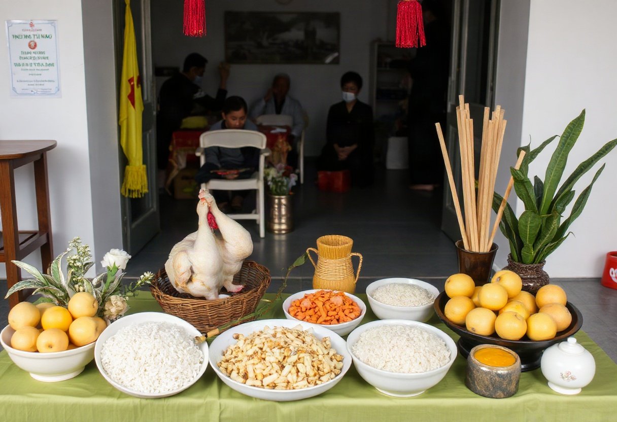 Đồ lễ cúng động thổ