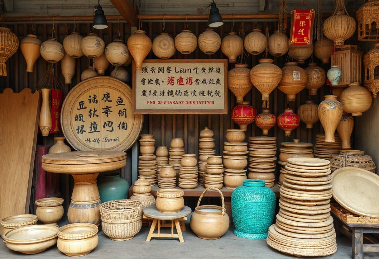 Đồ mỹ nghệ từ gỗ huỳnh đàn