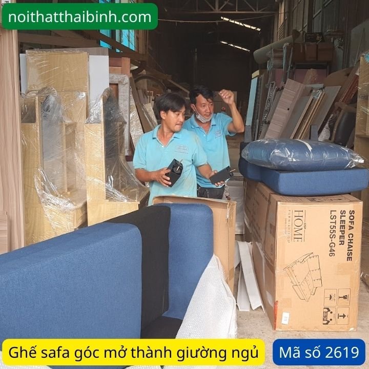 Ghế mở ra thành giường Ghế sofa mở ra thành giường ngủ MS 2619 - chi tiết vân gỗ tự nhiên