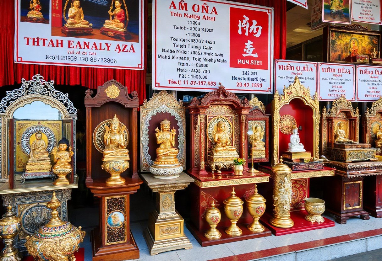 Giá bàn thờ gia tiên tại TPHCM