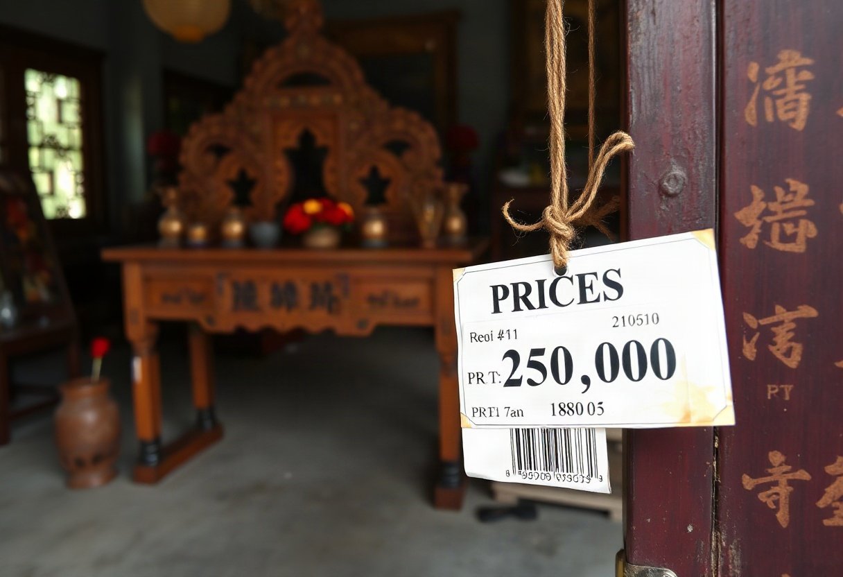 Giá bàn thờ gỗ gõ đỏ