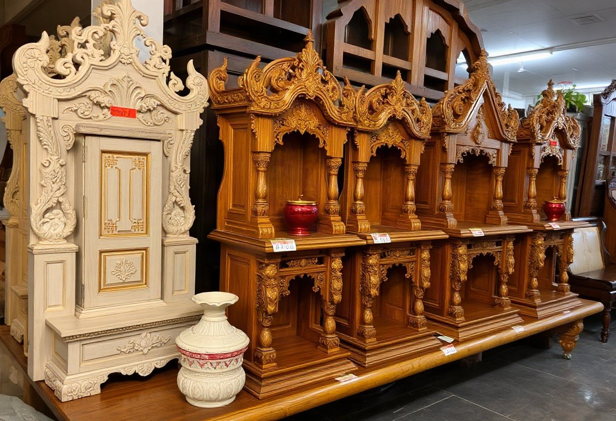 Giá bàn thờ gỗ mít tại TPHCM