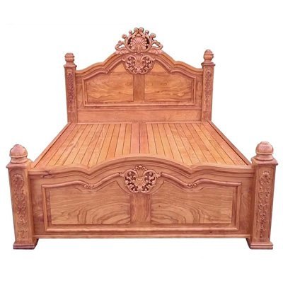 Giường gỗ gõ đỏ cao cấp MS 2710