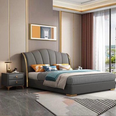 Giường bọc da cao cấp MS 2774