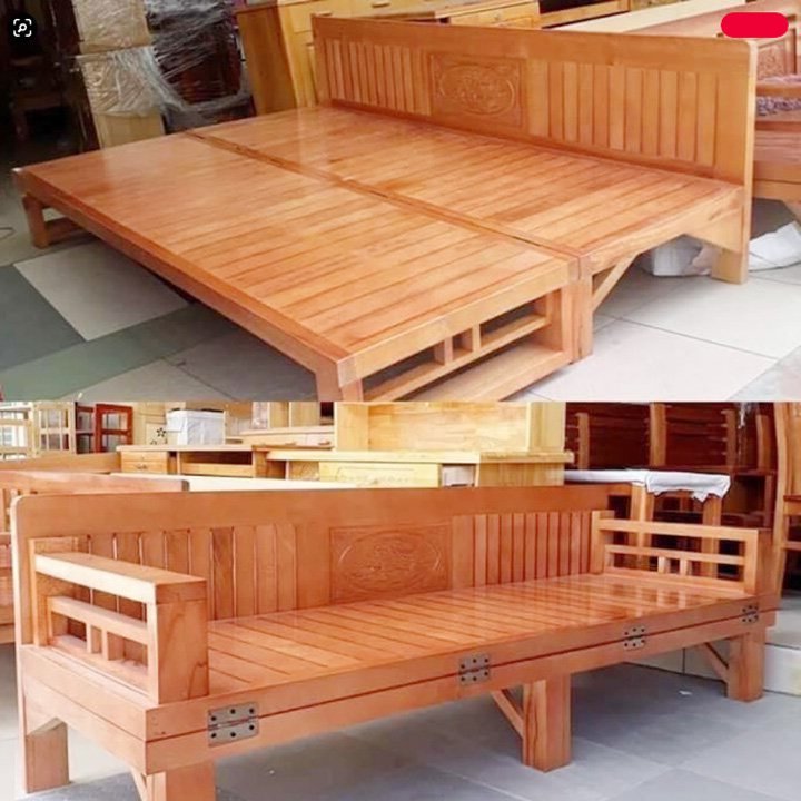 Giường gấp gỗ thông minh Giường gấp gỗ thông minh