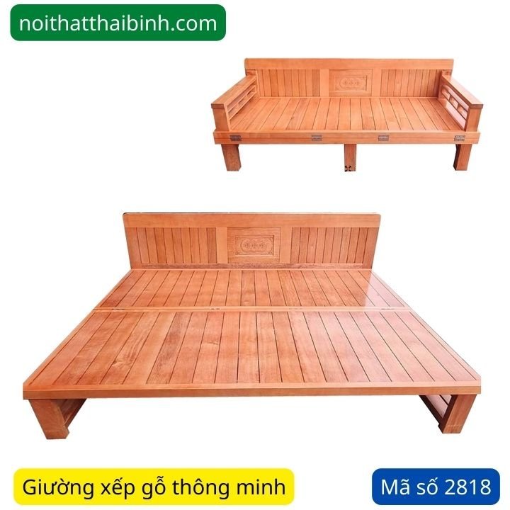 Giường gỗ xếp gọn Giường gỗ xếp gọn