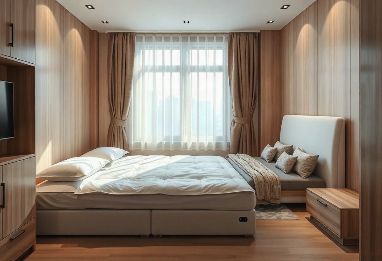 Tiện ích giường gấp thông minh cho căn hộ