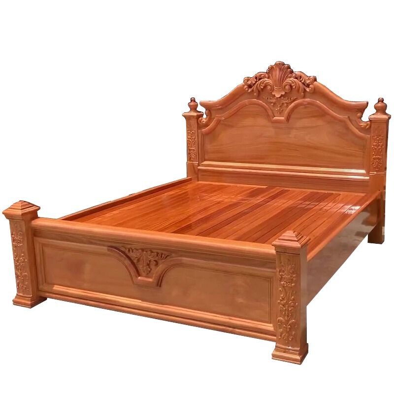 Giường gỗ gõ đỏ cao cấp MS 3140
