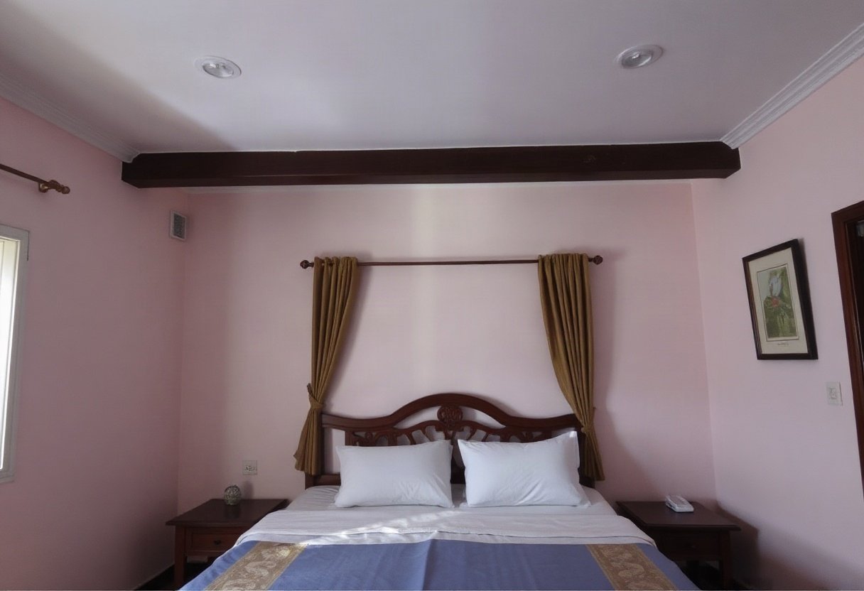 Giường ngủ dưới xà ngang