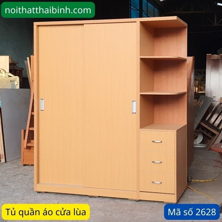 Mẫu tủ quần áo cửa trượt