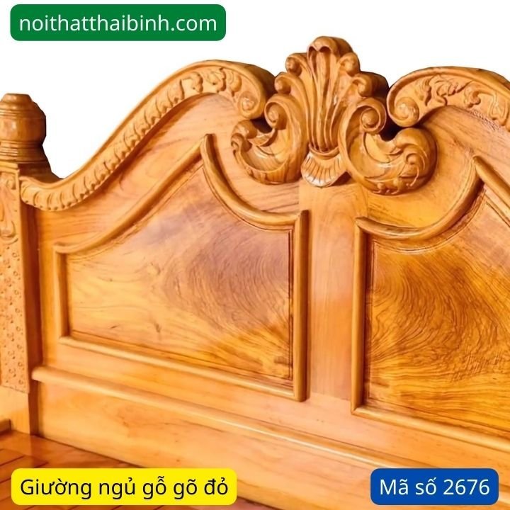 Giường ngủ gõ đỏ Giường ngủ gõ đỏ