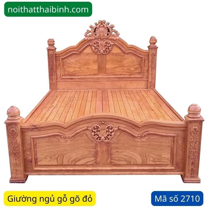 Nơi bán giường gỗ gõ đỏ đẹp Nơi bán giường gỗ gõ đỏ đẹp
