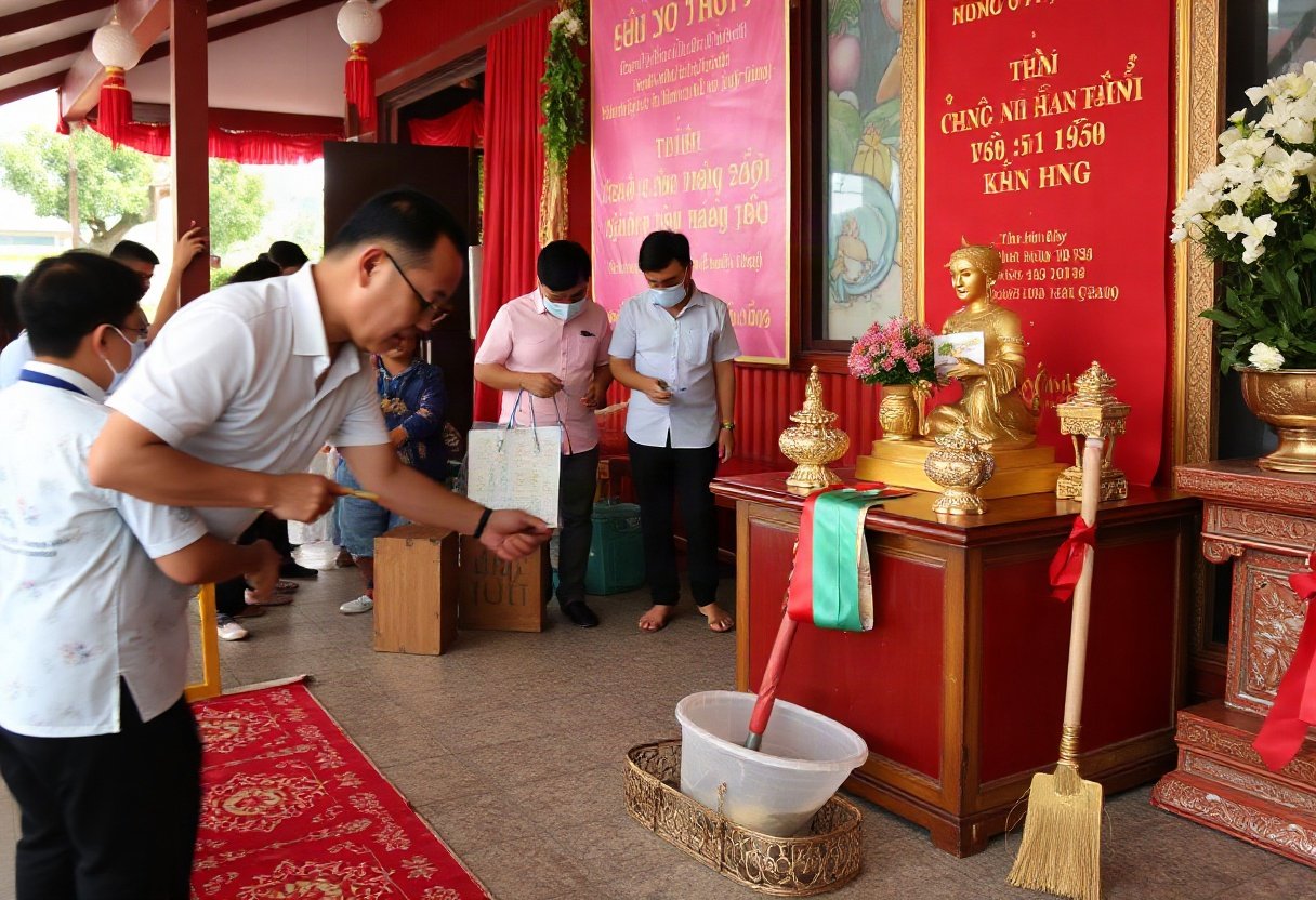 Hoàn tất và dọn dẹp sau lễ cúng