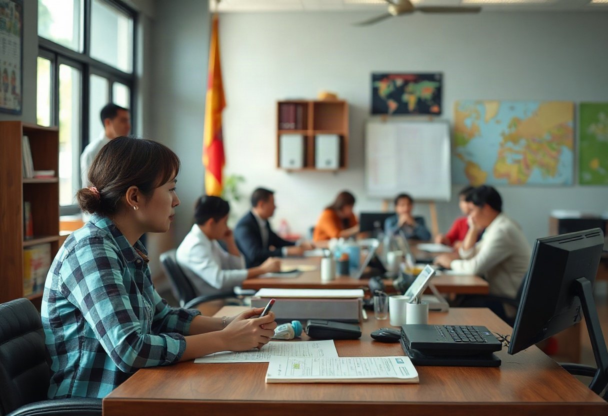 Hướng Bắc đặt bàn giám đốc tuổi Giáp Tý