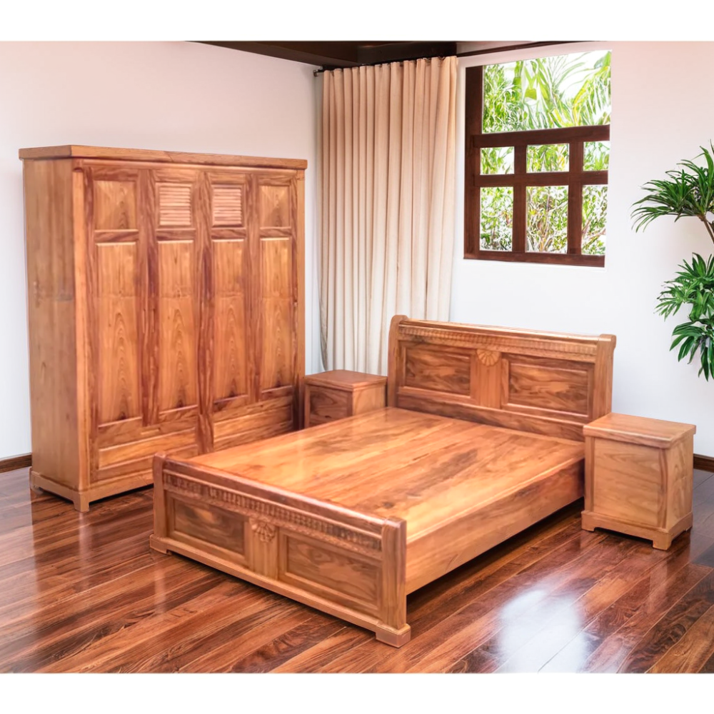 Bộ Phòng Ngủ Gỗ Hương Xám Cao Cấp Bộ Phòng Ngủ Gỗ Hương Xám Cao Cấp