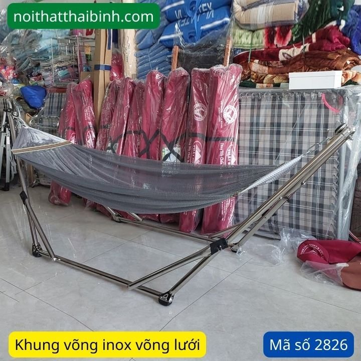 Bộ khung võng inox ống lớn phi 32 MS 2826 | GIAO HỎA TỐC TPHCM