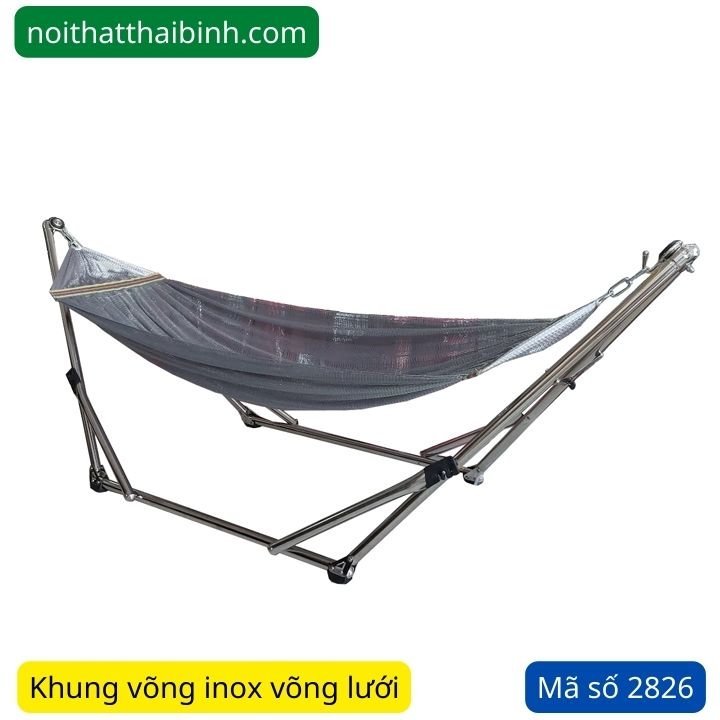 Bộ khung võng inox ống lớn phi 32 MS 2826 | GIAO HỎA TỐC TPHCM