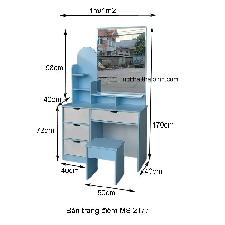 Bàn trang điểm đẹp MS 2177