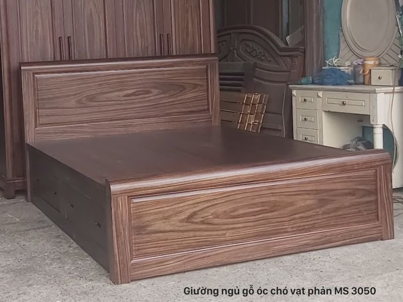 Giường gỗ óc chó