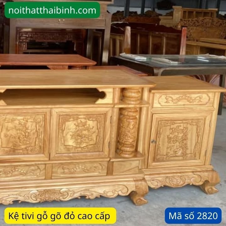 Kệ Tivi Gỗ Tự Nhiên Đẹp Mẫu Mới Nhất 