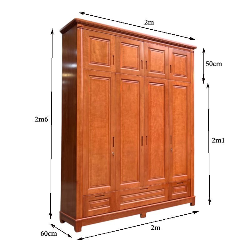Kích thước tủ quần áo sát trần