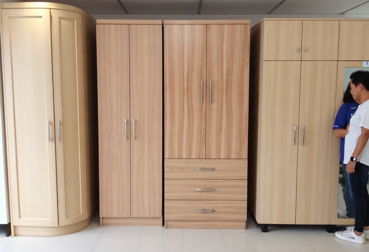 Kích thước và kiểu dáng tủ áo