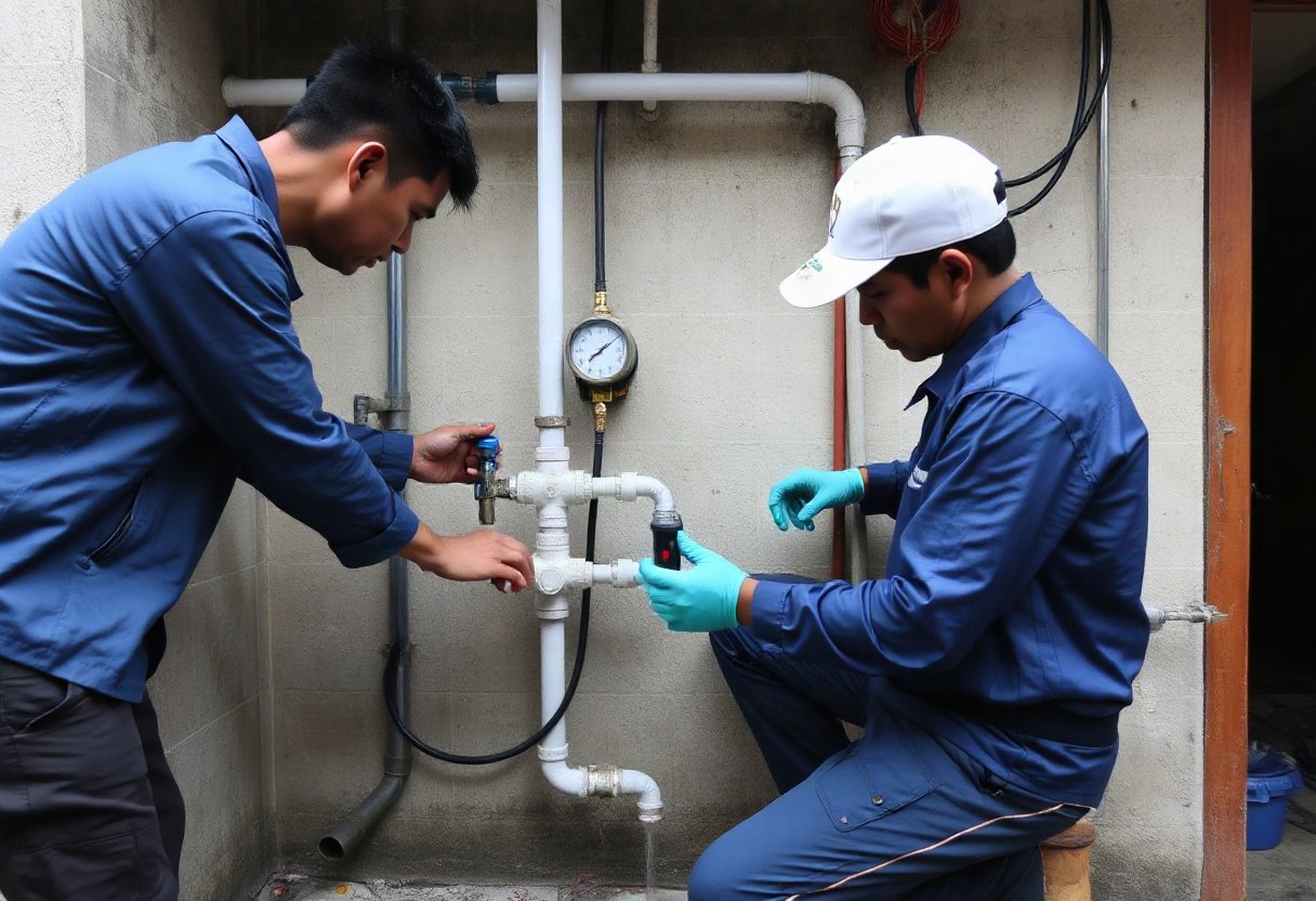 Kiểm tra hệ thống nước trong nhà
