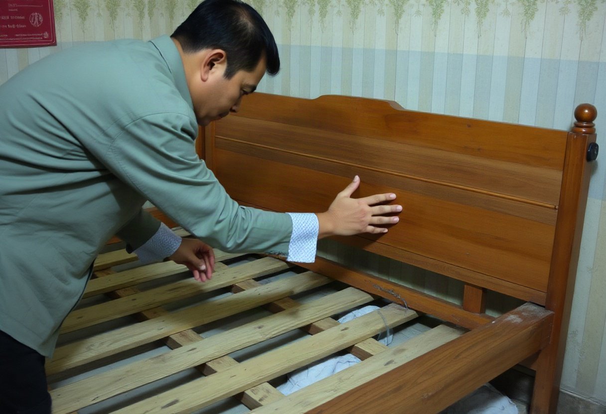 Kiểm tra và bảo trì giường gỗ