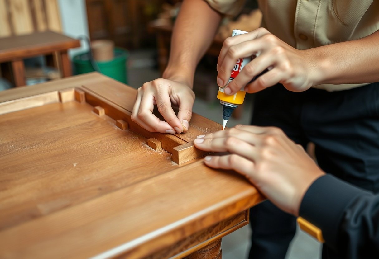 Kiểm tra và gia cố mối nối gỗ