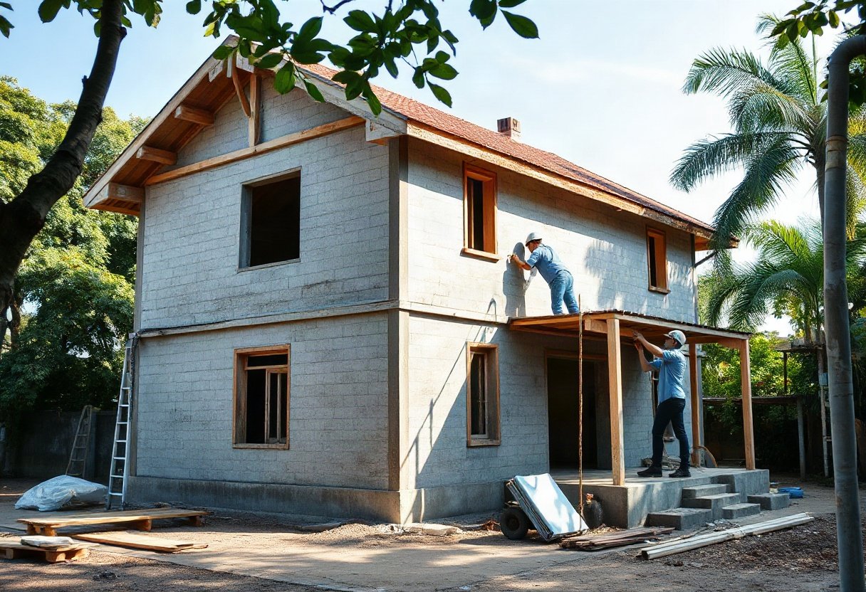 Kỹ thuật xây dựng nhà theo hướng tốt
