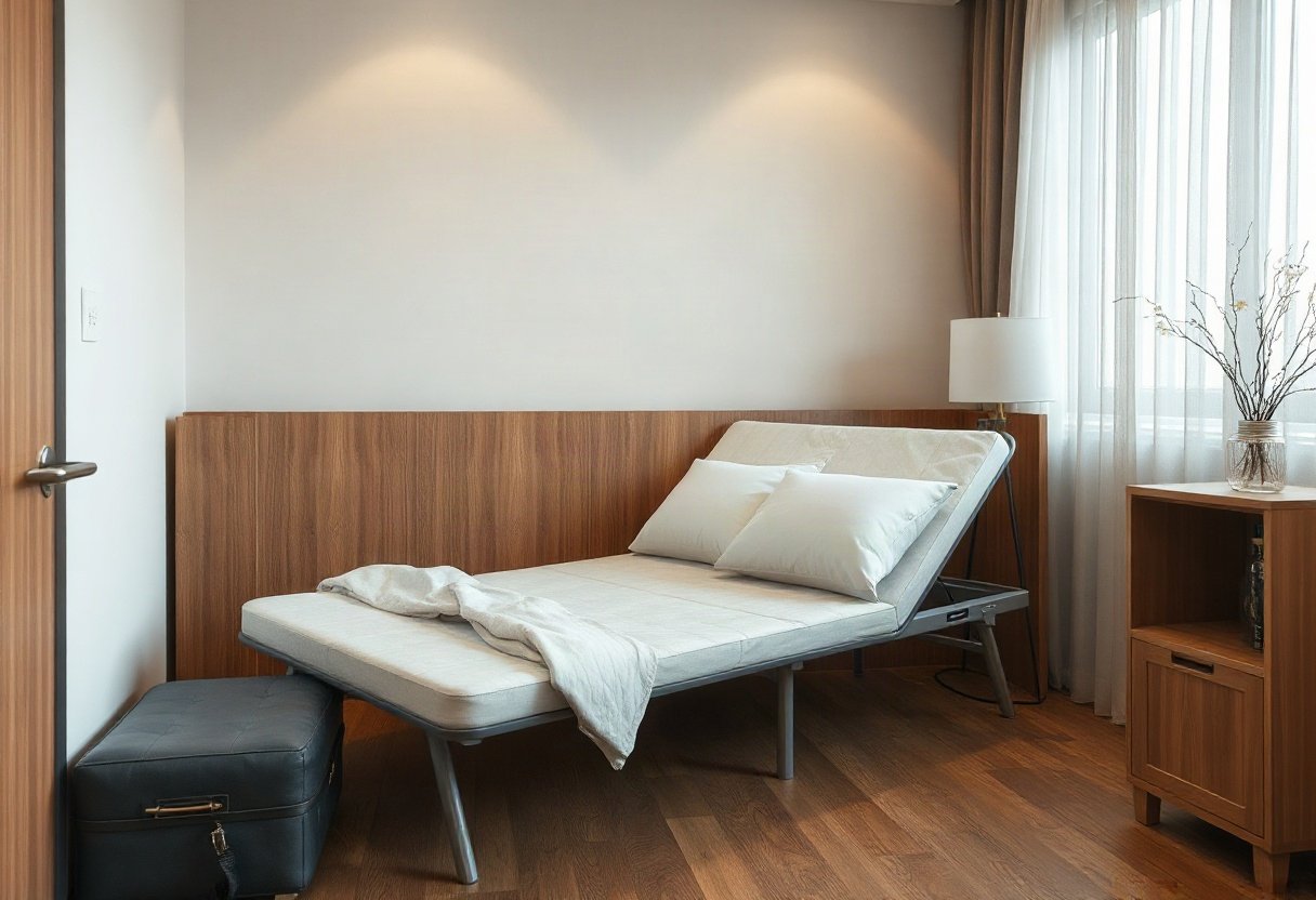 Lắp đặt giường gấp thông minh trong căn hộ