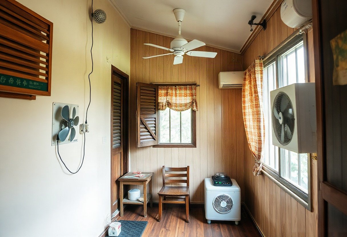 Lắp đặt thêm quạt thông gió trong nhà