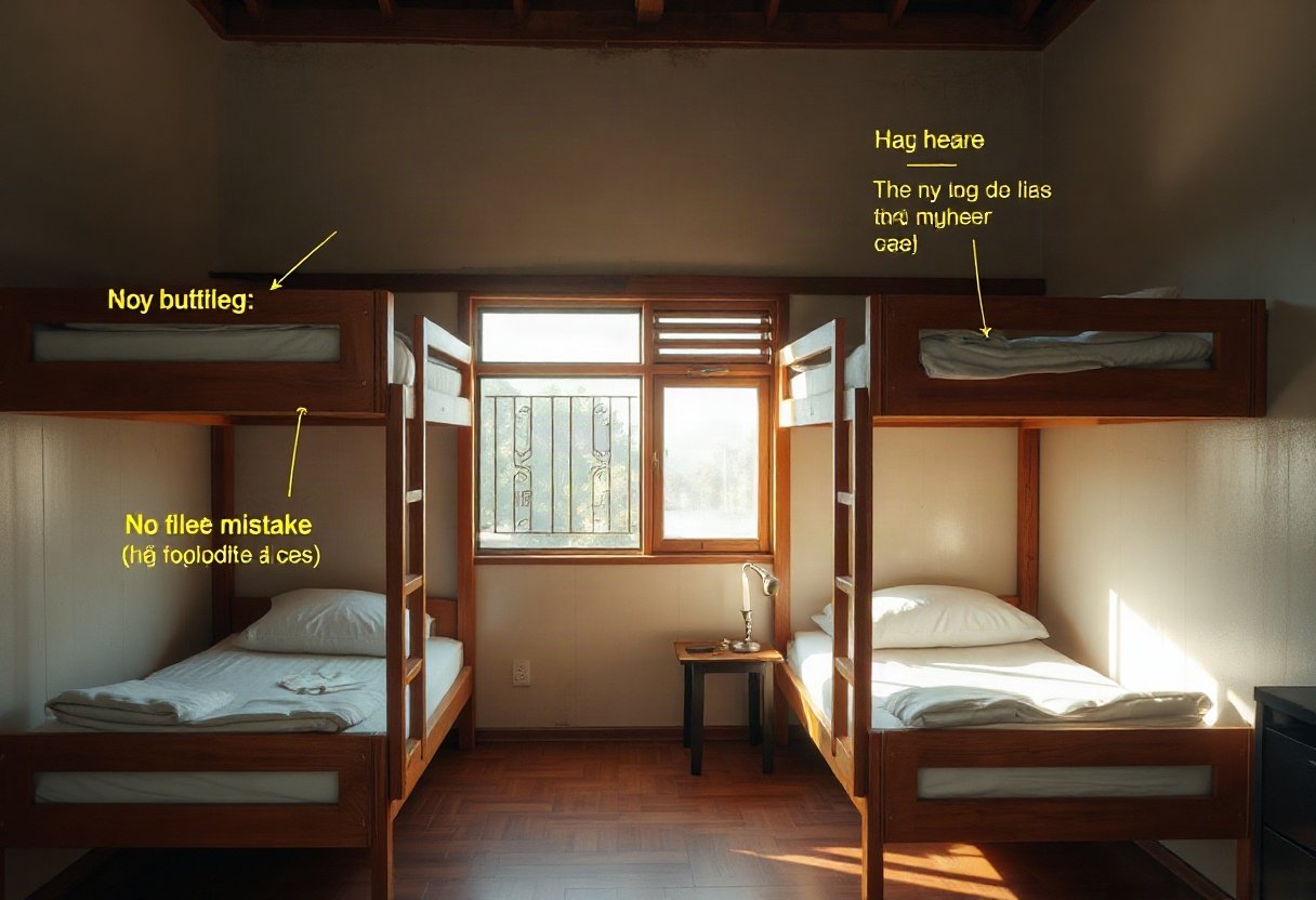 Lỗi thường gặp khi sử dụng giường tầng
